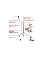 Pearl ívelt gémes cintányér állvány B-1030C