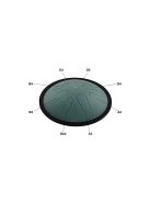MEINL Sonic Energy 10" Compact Steel Nyelvdob, B Minor, 8 Notes, 432 Hz, Dark Green CSTD1DG