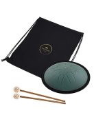 MEINL Sonic Energy 10" Compact Steel Nyelvdob, B Minor, 8 Notes, 432 Hz, Dark Green CSTD1DG