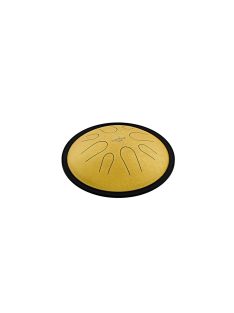   MEINL Sonic Energy 10" Compact Steel Nyelvdob, D Minor, 8 Notes, 432 Hz, Gold CSTD3G
