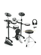 Donner DED-80P Elektromos dobszett dobszékkel, fejhallgatóval és dobverővel