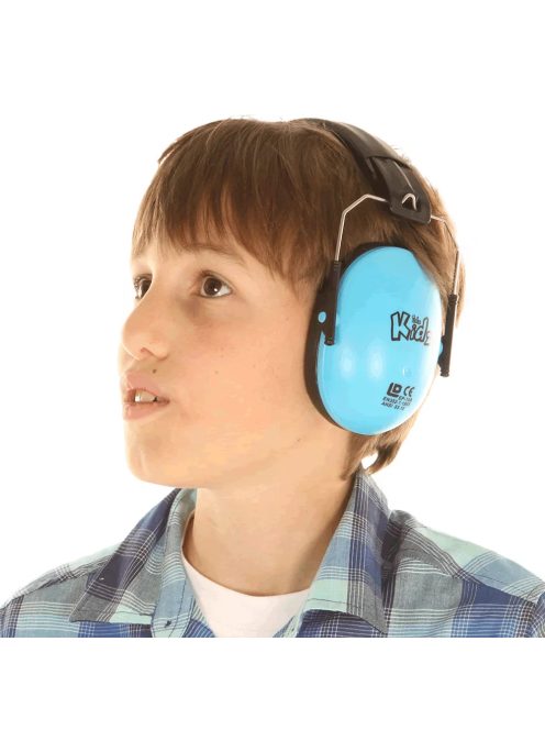 Edz Kidz gyermek hallásvédő / fülvédő tok kék EDZKIDZ-BL