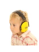 Edz Kidz gyermek hallásvédő / fülvédő tok sárga EDZKIDZ-Y