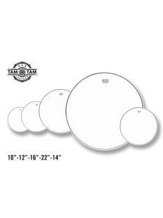   Remo Encore Ambassador Coated dobbőr szett ( 10"-12"-16"-22"+14" ) EN-AC1022-PP
