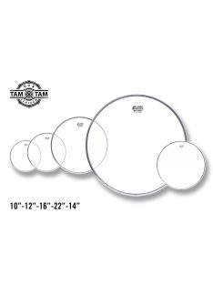   Remo Encore Ambassador Clear dobbőr szett ( 10"-12"-16"-22"+14" ) EN-AMB1022-PP