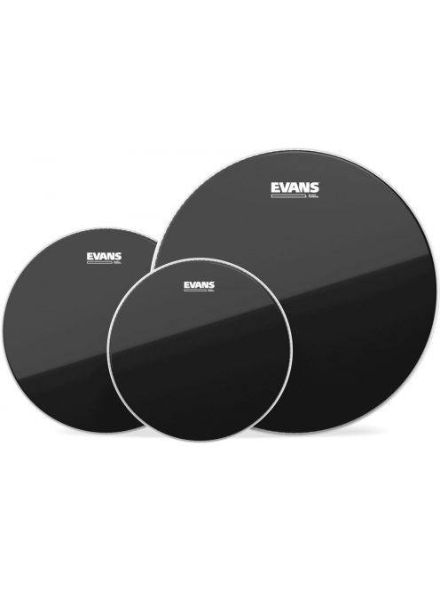 Evans Black Chrome dobbőr szett ( 10-12-14" )  ETP-CHR-F