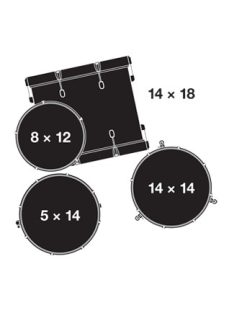   Gretsch Catalina Club  Shell-pack (18-12-14-14S") CC2-J484-GCB