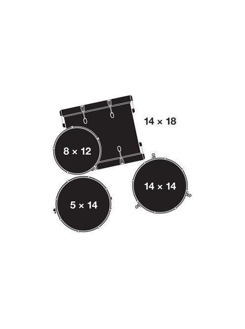 Gretsch Catalina Club  Shell-pack (18-12-14-14S") CC2-J484-BS
