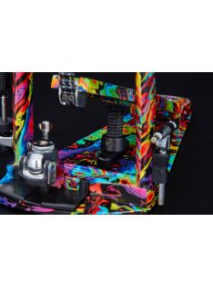   TAMA 50th Limited Iron Cobra Rolling Glide Dupla Pedal - Marble Psychedelic Rainbow Finish  HP900RWMPR