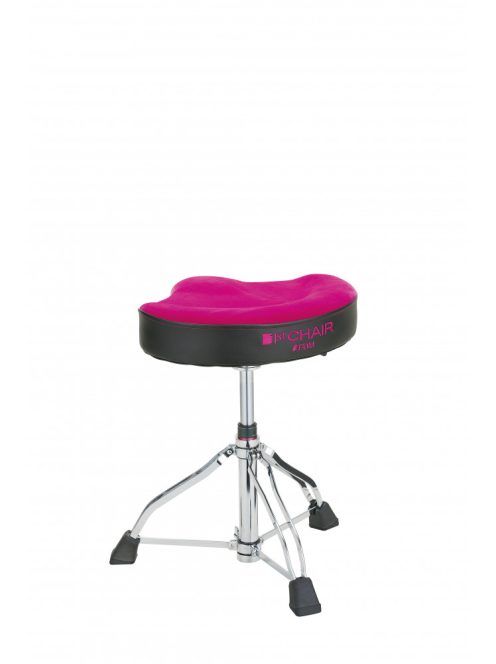 TAMA 1st Chair Glide Rider HYDRAULIX Drum Throne,  Cloth Top Pink, HT550PKCN