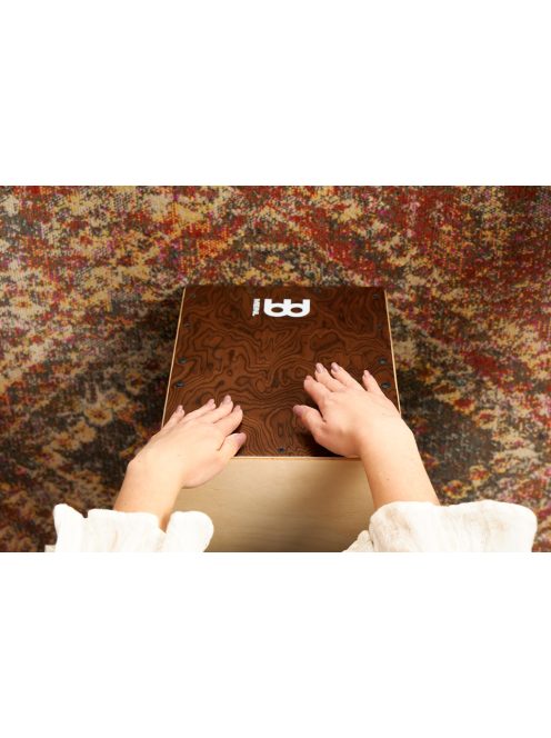 MEINL Percussion Jam Series Snare Cajon 50 Burl Wood JC50BW