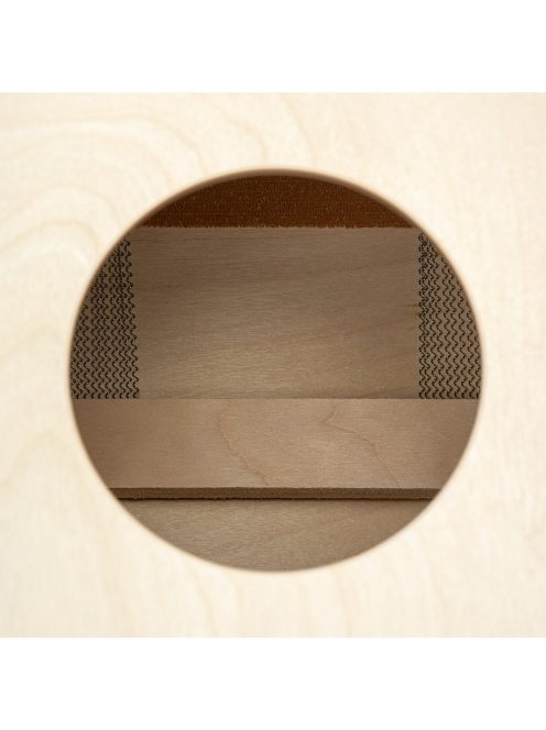 MEINL Percussion Jam Series Snare Cajon 50 Burl Wood JC50BW