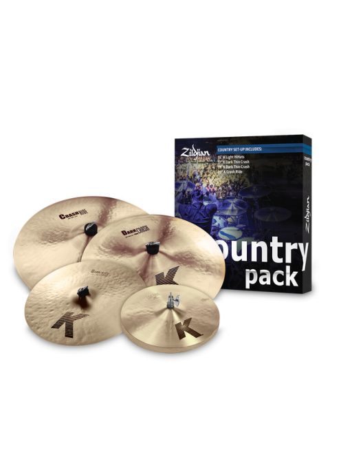 Zildjian K Country Pack 15"H,17"-19"C,20"CR K0801C