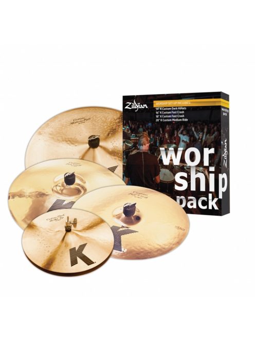 Zildjian K-custom Worship Pack 14"H,16"-18"C,20"R  KC0801W