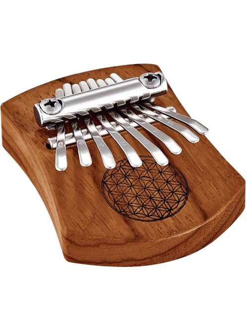 MEINL Sonic Energy Solid "Flower of Life" Mini Kalimba - 8 hang, Red Zebrawood  KL802FOL