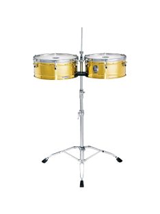   MEINL Percussion Artist Series Luis Conte Timbales 14" + 15" LC1BRASS