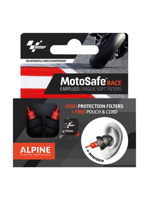 Alpine MotoSafe Race MotoGP füldugó motorozáshoz  MOTOSAFERACE_MOTOGP