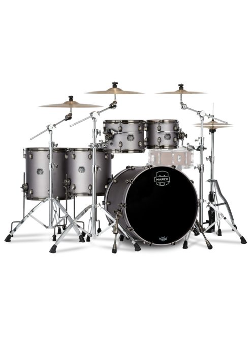 MAPEX Saturn Evolution Maple Stage + Gun Metal Grey Shell pack MXSE628XMBPG 