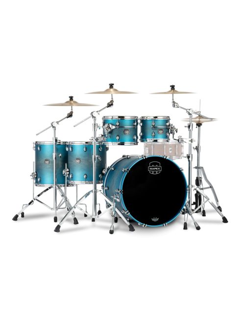 MAPEX Saturn Evolution Maple Stage + Exotic Azure Burst Shell pack MXSE628XMPT 
