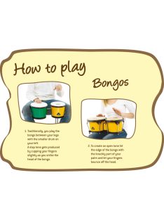 Meinl NINO Percussion Bongo ABS Plastic Plus - kék/fekete