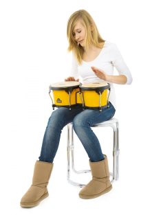 Meinl NINO Percussion Bongo ABS Plastic Plus - sárga/fekete