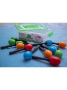 NINO Percussion Molded ABS Egg Maracas Set  