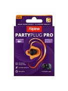Alpine PartyPlug Pro füldugó fesztiválra, koncertre, szórakozóhelyre fekete PARTYPLUG_PRO_BK