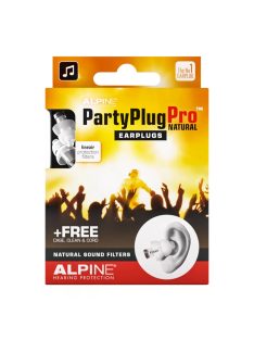   Alpine PartyPlug füldugó fesztiválra, koncertre, buliba PARTYPLUG_PRO_NATURAL