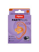 Alpine PartyPlug füldugó fesztiválra, koncertre, buliba  átlátszó PARTYPLUG_TR