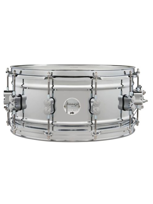 PDP-DW  Concept Chrome Over Steel  14"x 6,5" pergődob PDSN6514SSCSC PD805190