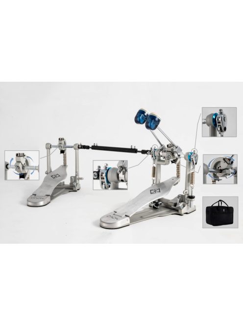 Dixon P2D duplaláncos  dupla lábgép tokkal  PP-P2D-EU