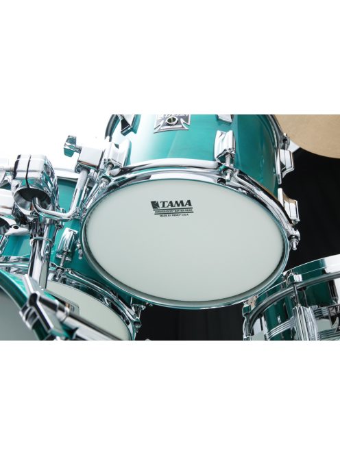 TAMA Superstar Limited Reissue 50th Anniversary Shell Kit 4 pcs Aqua Marine/Chrome HW   SU42RS-AQM