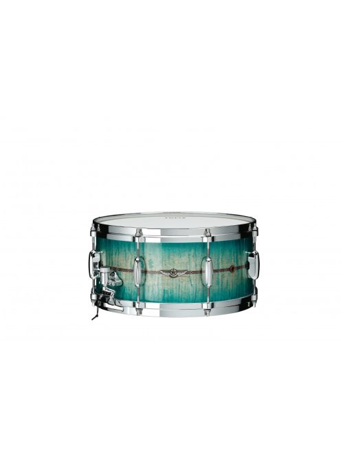 TAMA STAR Maple Snare Drum 14" x 6,5" Emerald Sea Curly Maple Burst, TMS1465S-RECB