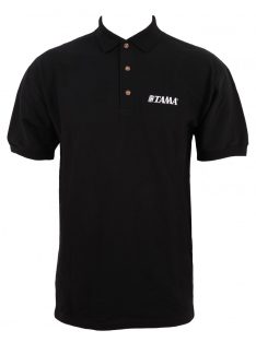 Tama elegáns poló fekete színben TP14-