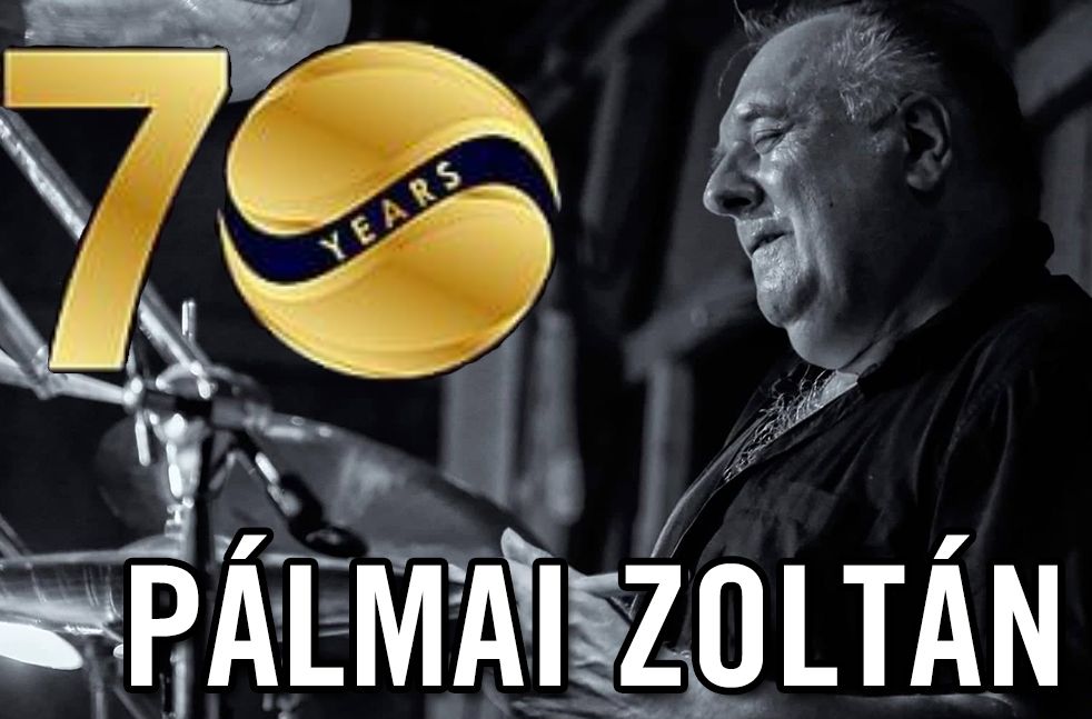 Pálmai Zoltán dobos legenda és tanár 70 éves